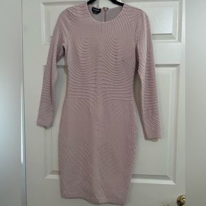 Pink Bebe Long Sleeve Dress